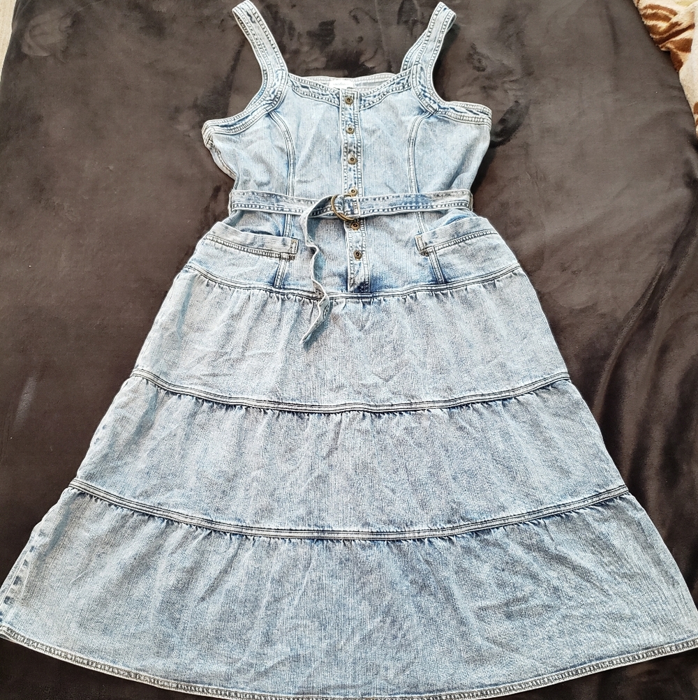 (NWOT) Sundance Bridgette Denim Dress (Size: Large)